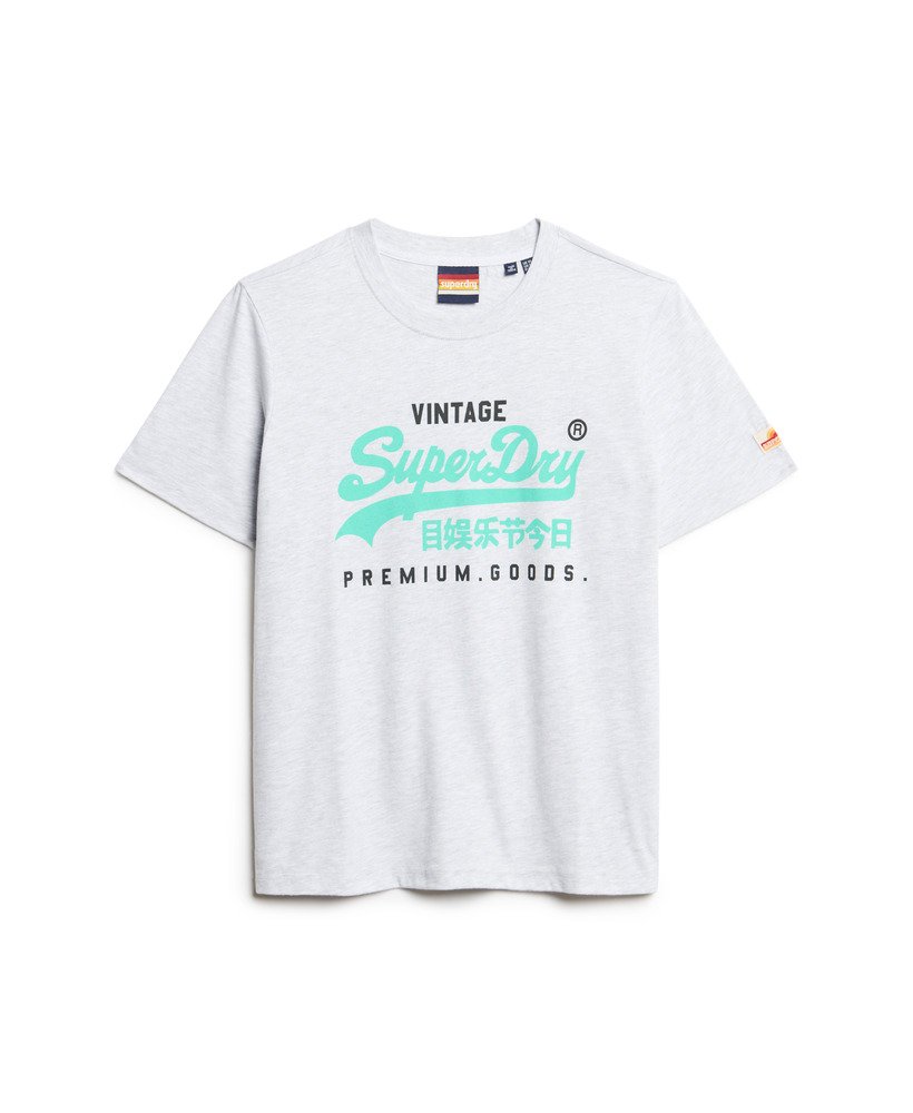 camiseta puff print vl relaxed na cor glacier grey mesclal