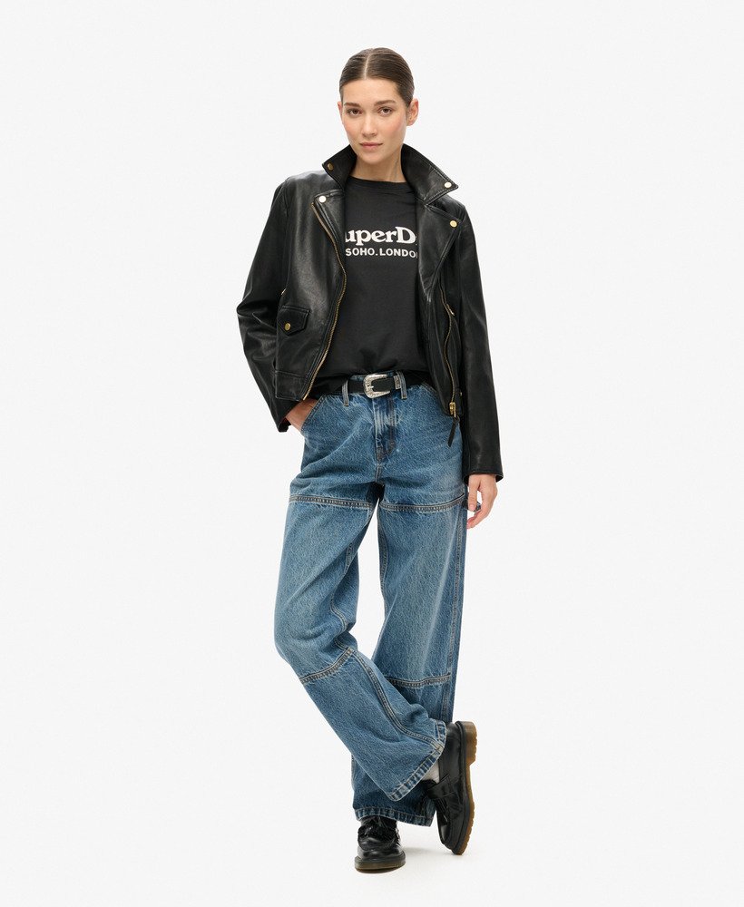 camiseta metallic venue relaxed na cor preto jato