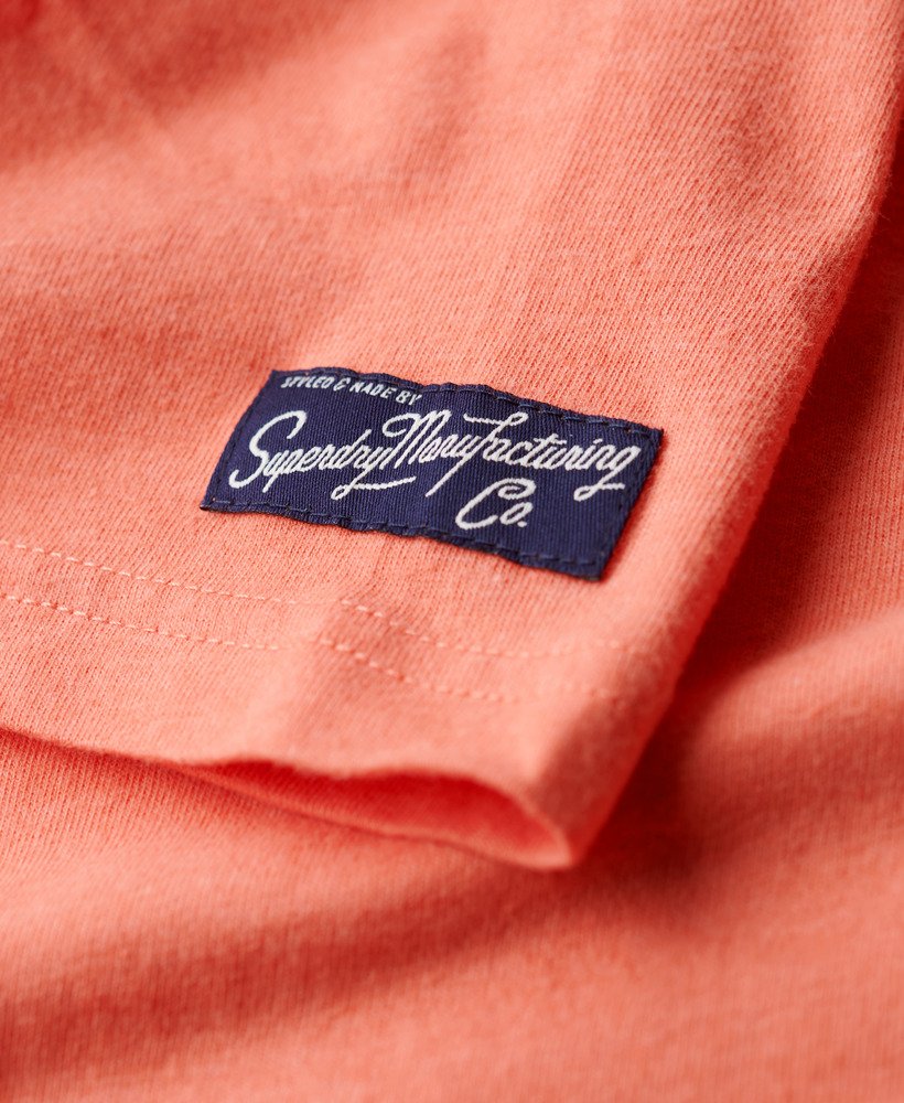 camiseta vintage pride in craft na cor coral mesclado de los angeles