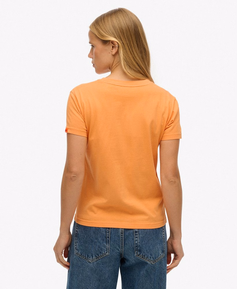 Camiseta ajustada com logo de surf