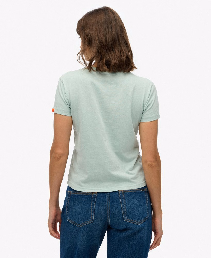 Camiseta ajustada com logo de surf