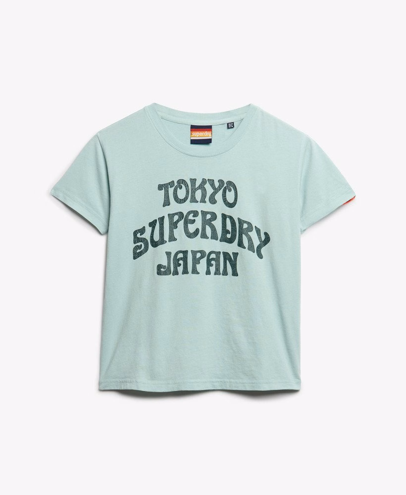 Camiseta ajustada com logo de surf