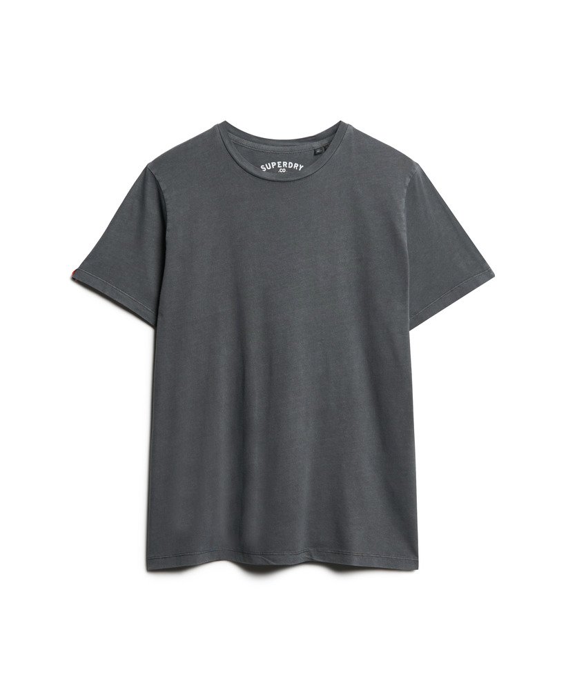 camiseta clássica essencial oversized na cor preta lavada.