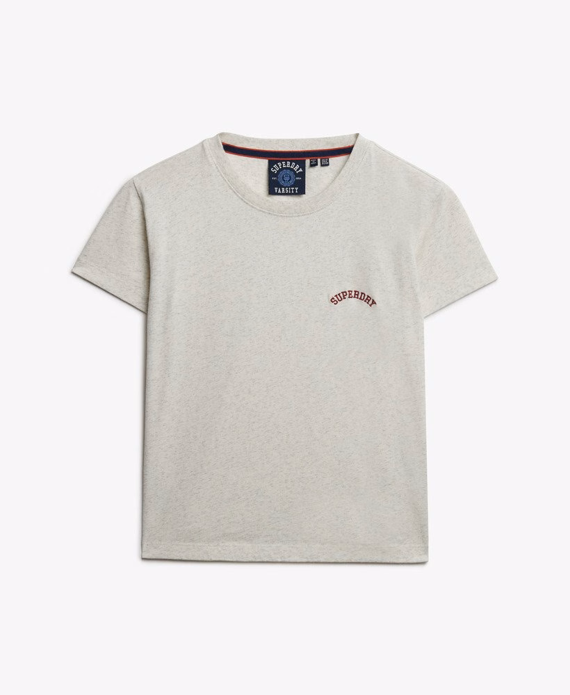 Camiseta Ajustada com Logo Essencial