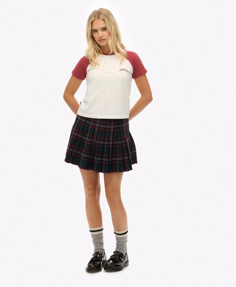 Camiseta retrô com logo essencial