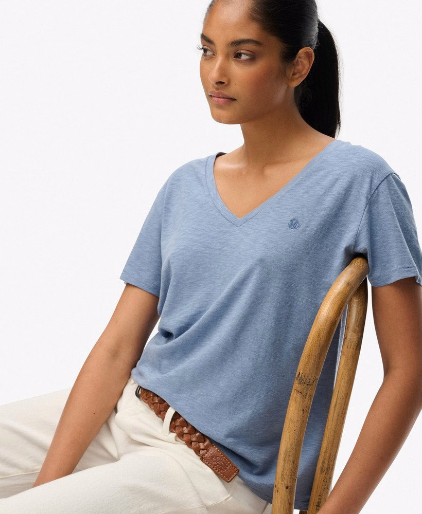 Camiseta bordada Studios Slub