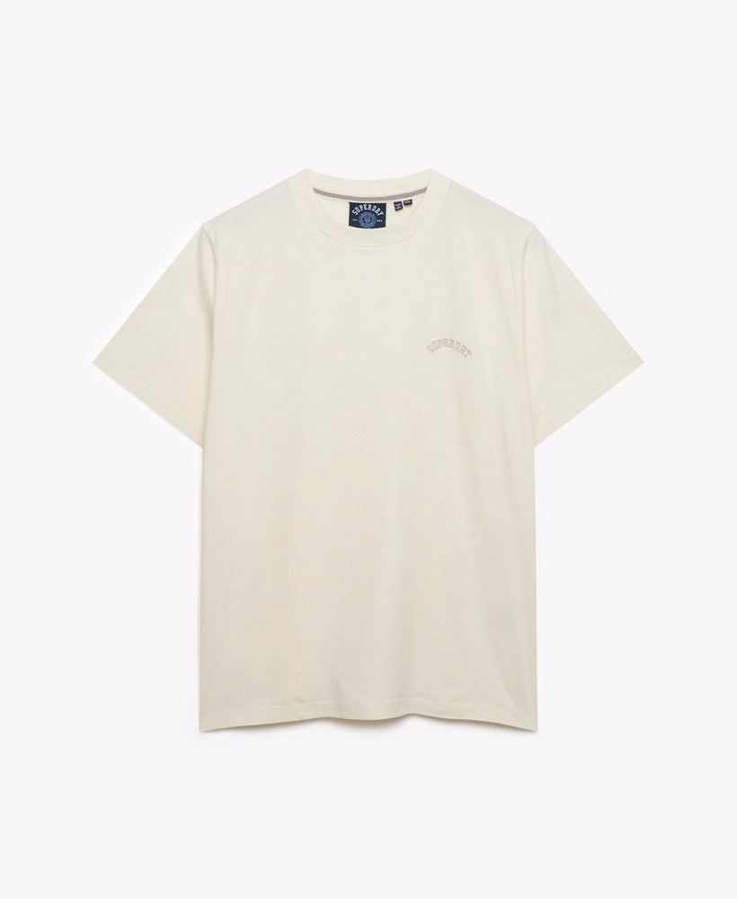 Camiseta folgada com logo essencial