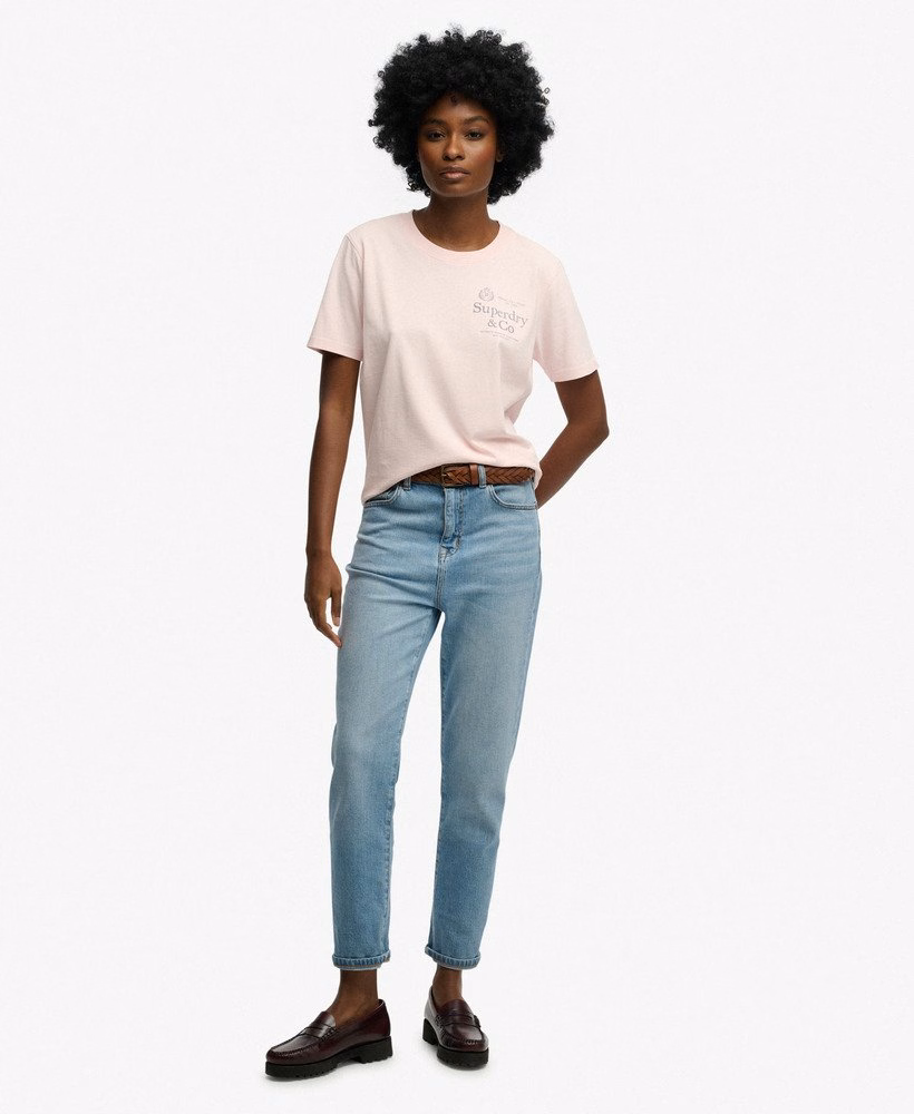 Camiseta Luxe Casual Relaxada