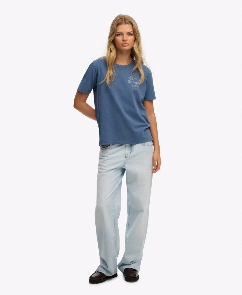 Camiseta Luxe Casual Relaxada