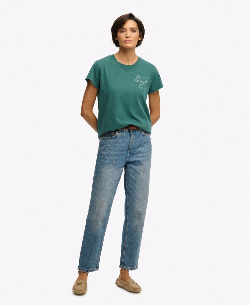 Camiseta Luxe Casual Relaxada