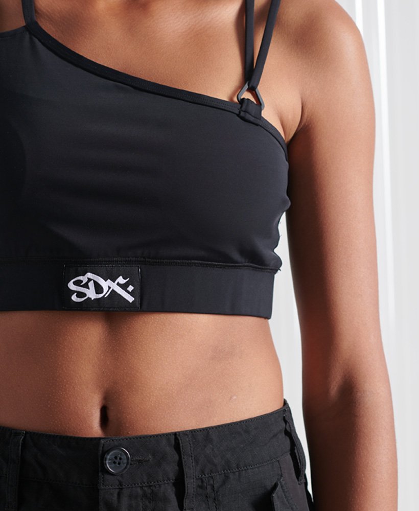 top cropped sdx sesh de edição limitada na cor preta.