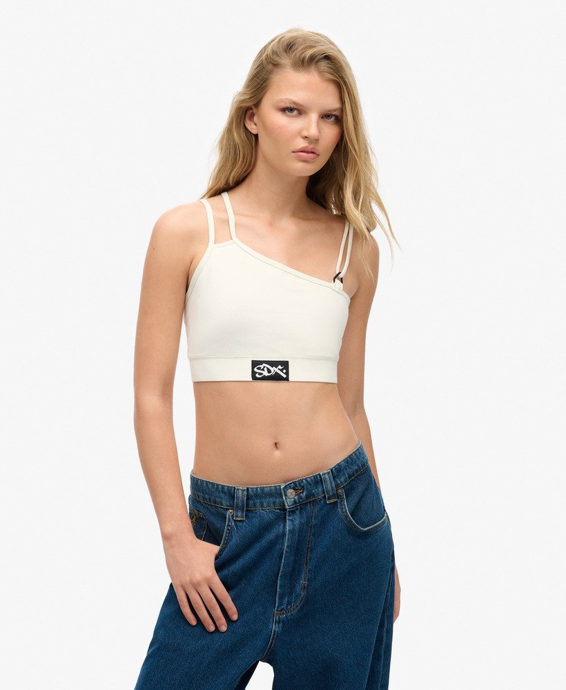 top cropped sdx sesh de edição limitada na cor branca.