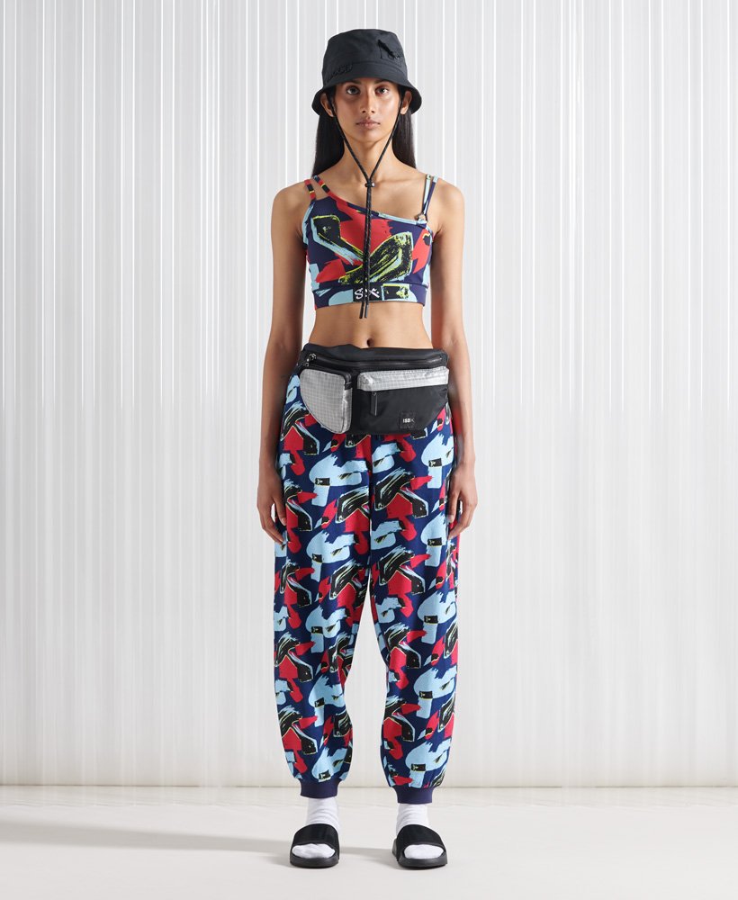top cropped sdx sesh de edição limitada em estampa camuflada de londres.