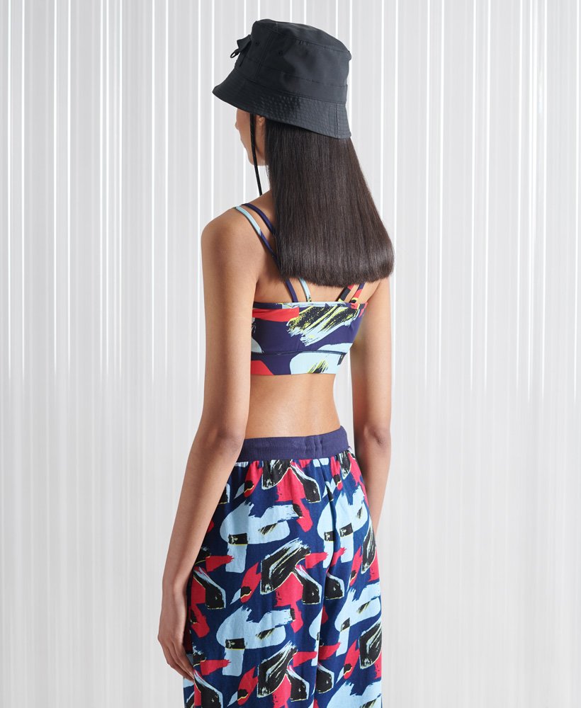 top cropped sdx sesh de edição limitada em estampa camuflada de londres.