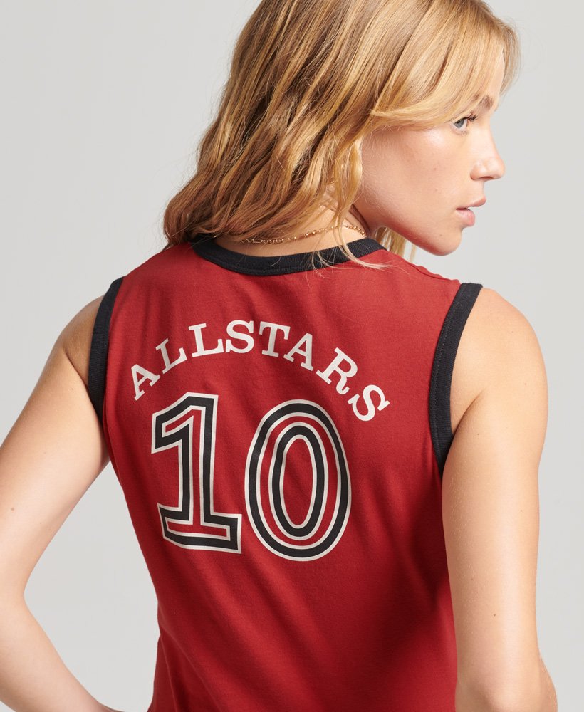 regata ringspun allstars cg vintage re-issue na cor vermelho universitÁrio