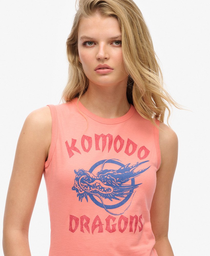 regata superdry x komodo classic dragon na cor sunset coral