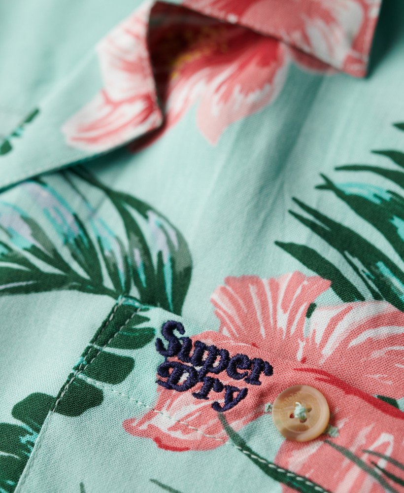 camisa resort de praia em luna rose mint