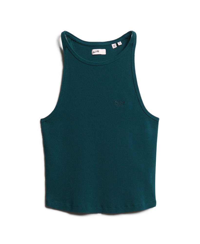 regata esportiva essential logo racer na cor verde pinho escuro