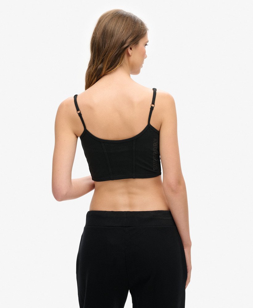 top corset sport tech na cor preta