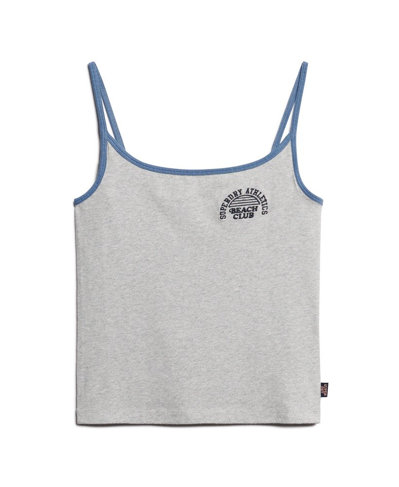 regata esportiva essentials na cor cinza mescla.