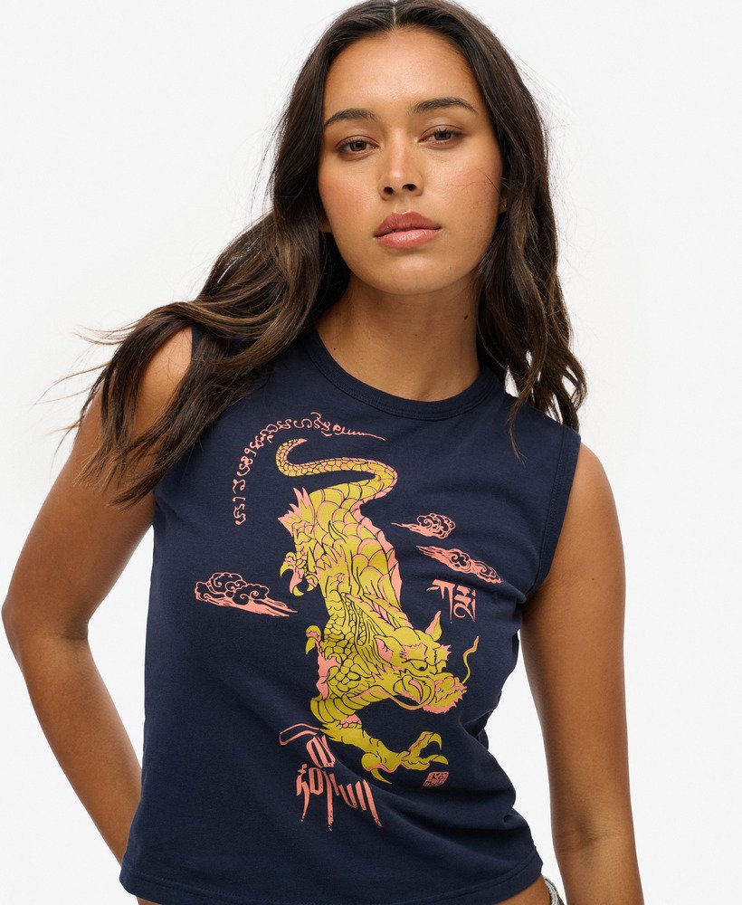 regata slim superdry x komodo kailash dragon na cor azul marinho náutico