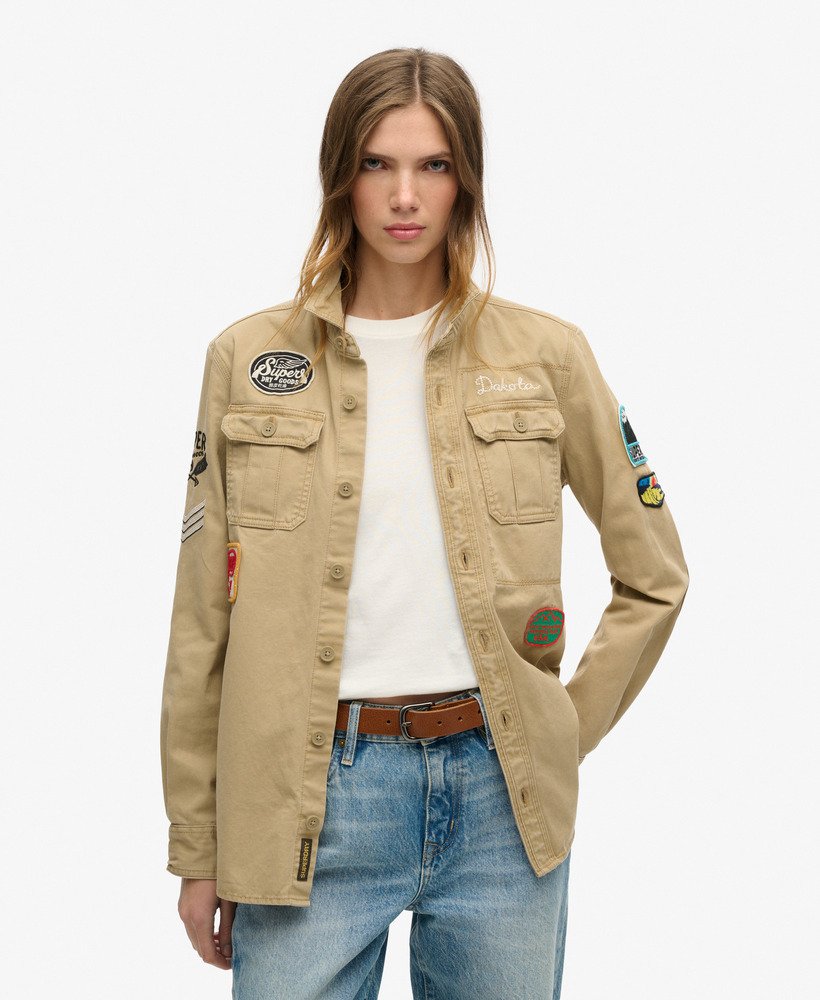 camisa scout na cor marrom clássico