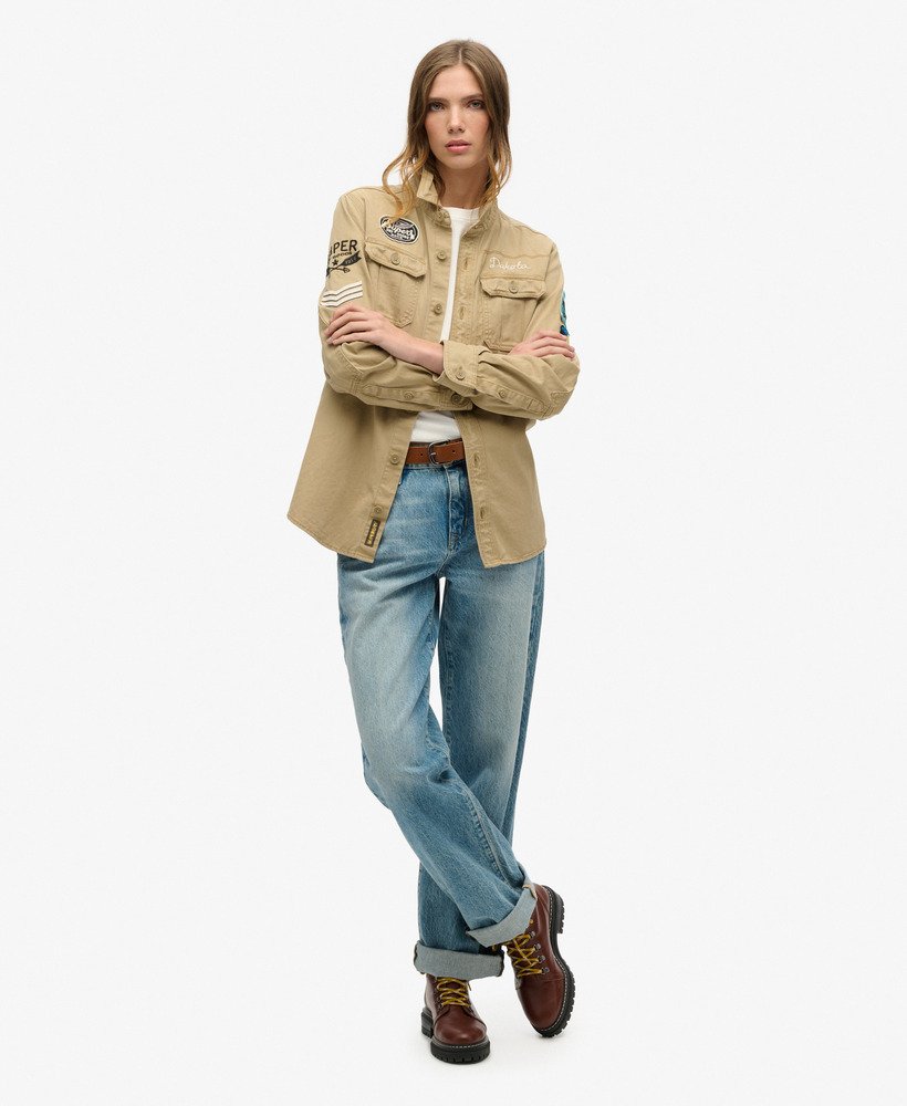camisa scout na cor marrom clássico