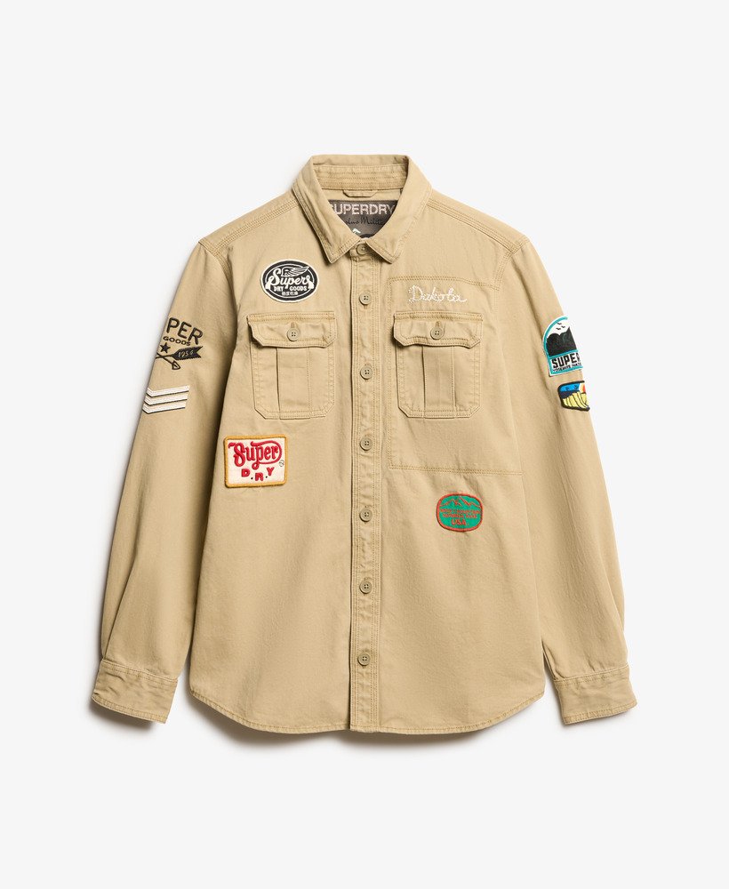 camisa scout na cor marrom clássico