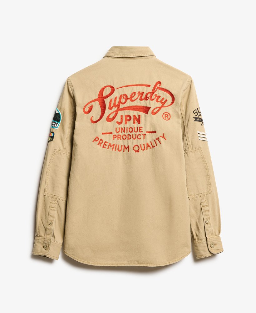camisa scout na cor marrom clássico