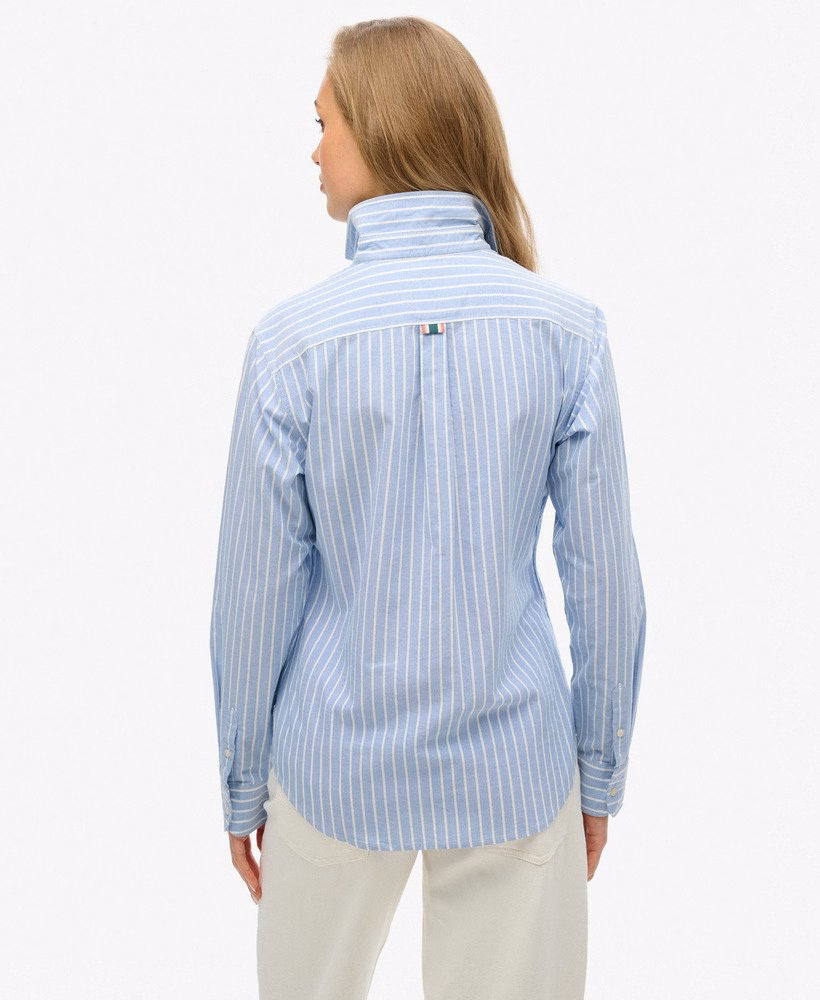 Camisa Oxford Slim de Manga Comprida
