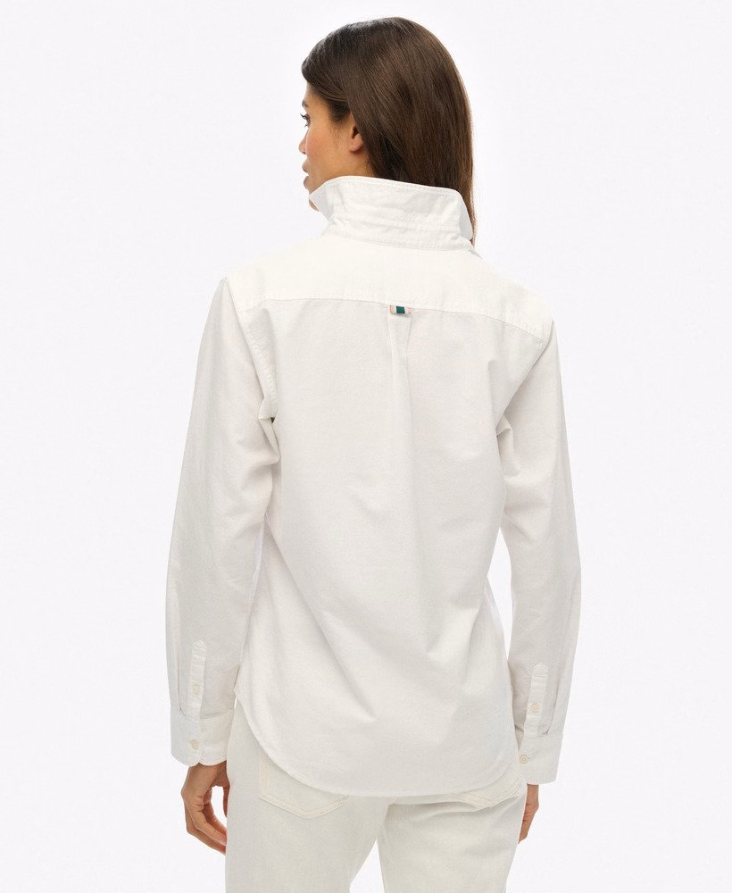 Camisa Oxford Slim de Manga Comprida