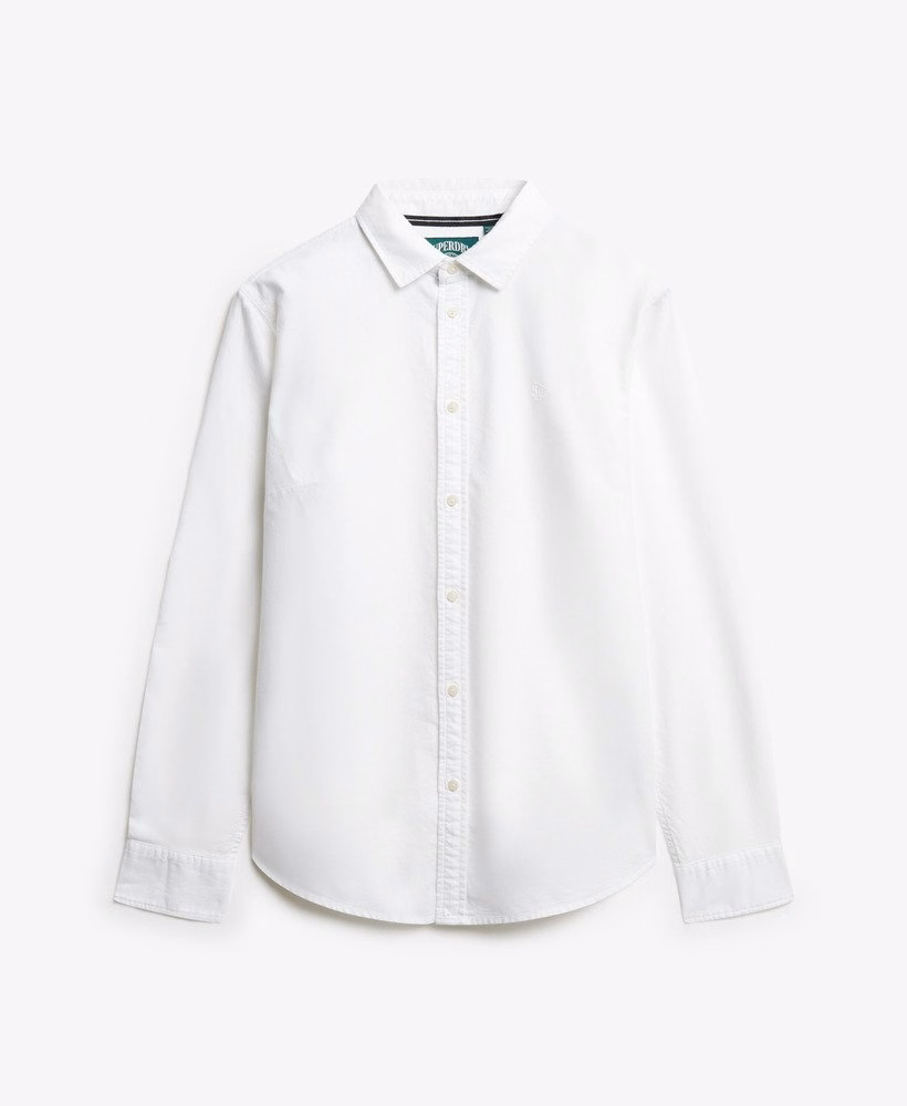 Camisa Oxford Slim de Manga Comprida