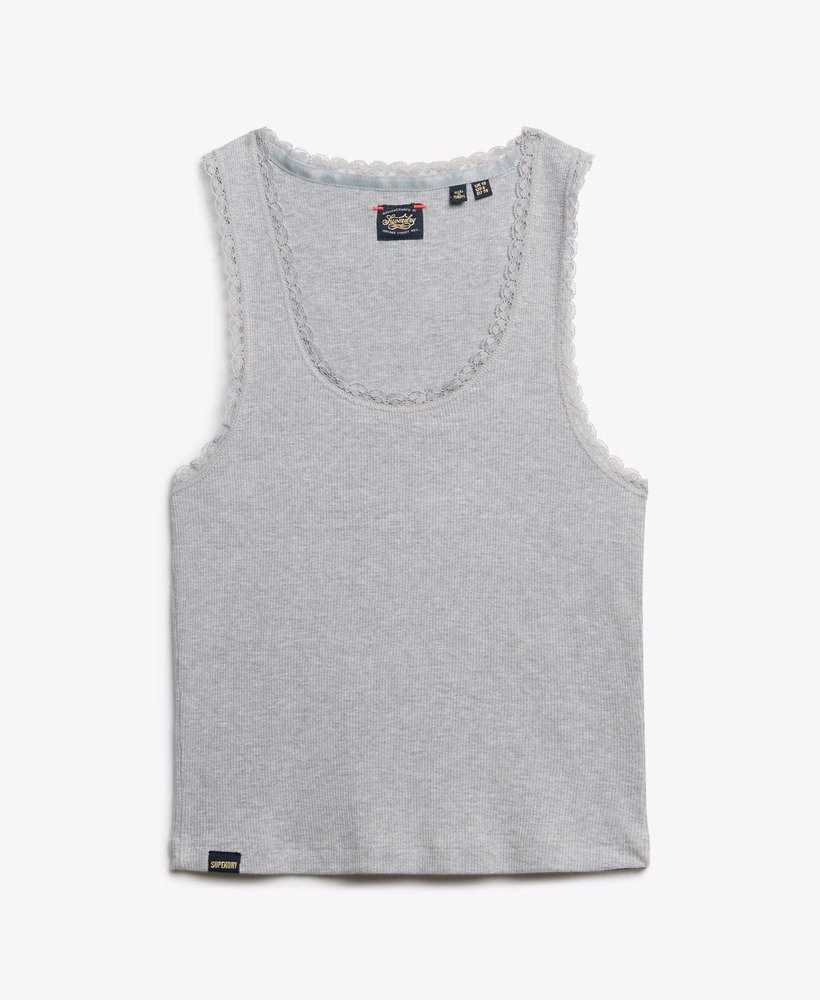 Top Regata Vintage com Detalhes em Renda