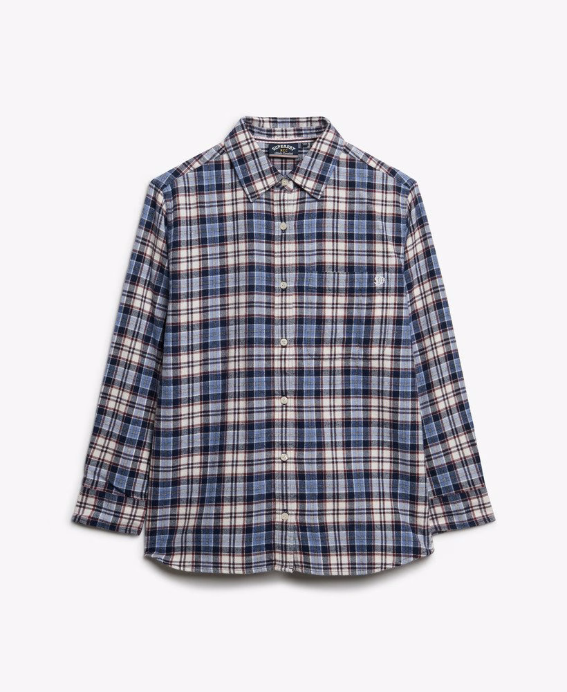 Camisa Boyfriend de Flanela Xadrez