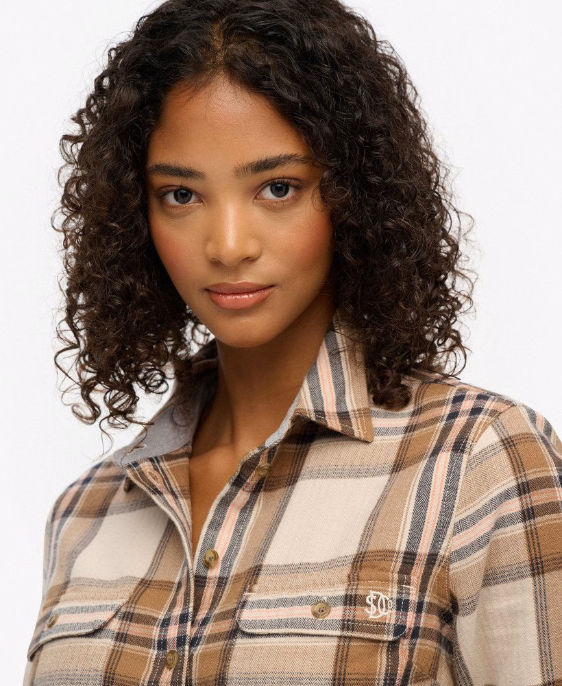 Camisa de flanela xadrez lenhador