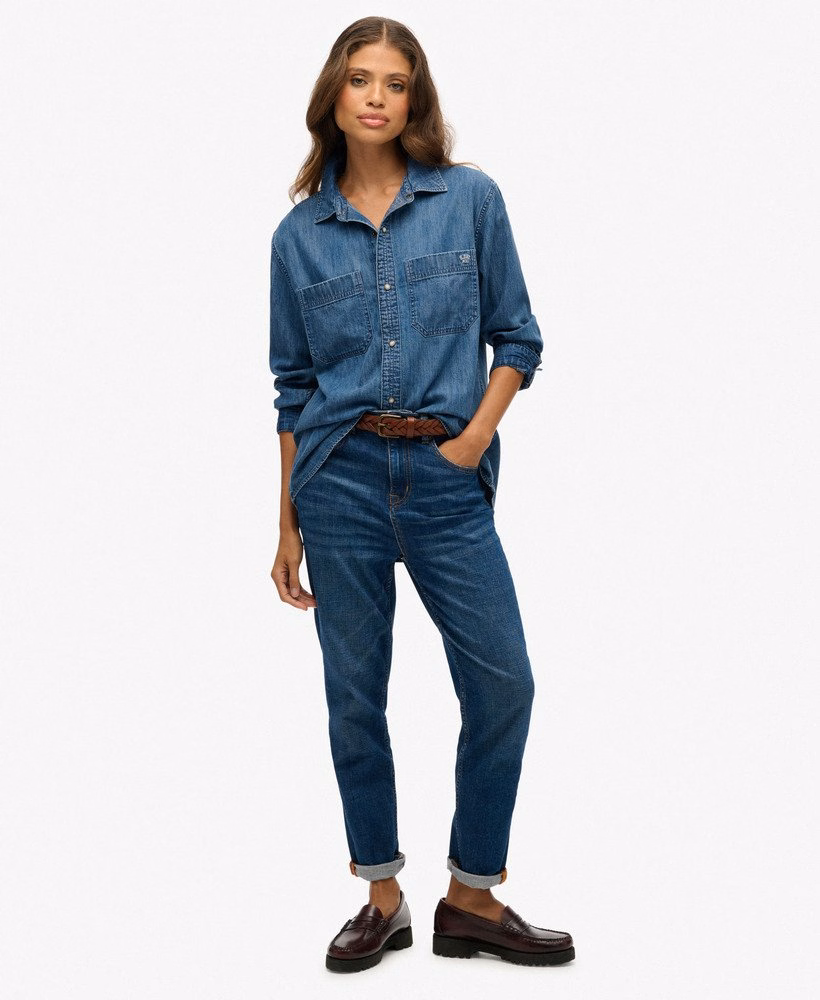 Camisa jeans oversized