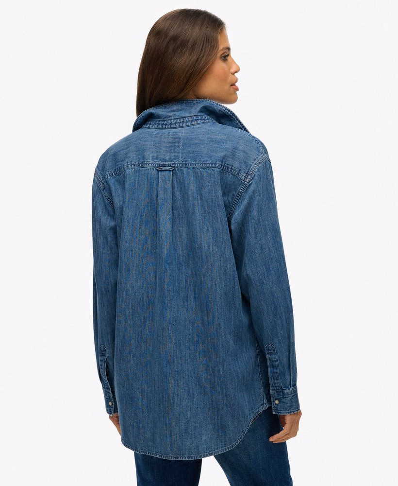 Camisa jeans oversized
