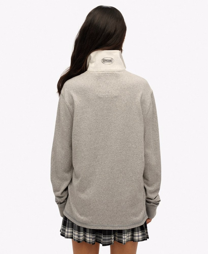 Camisa de rugby atlética oversized