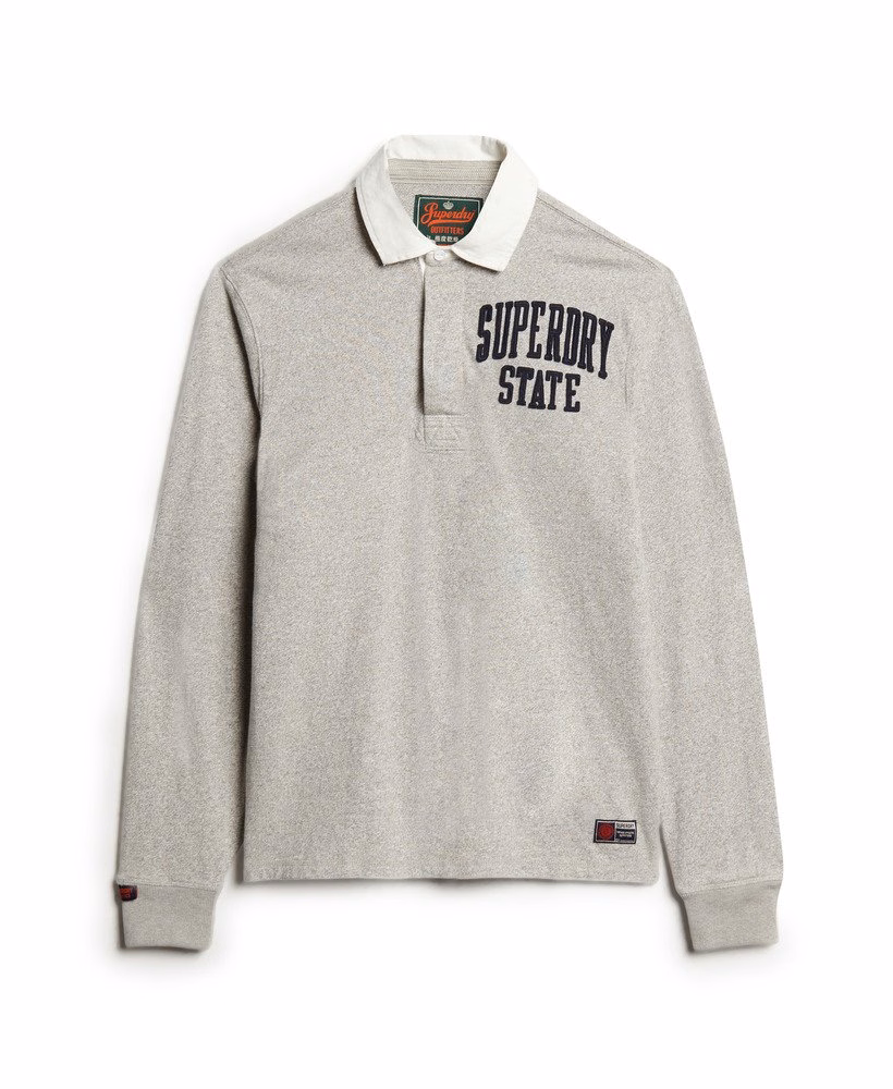 Camisa de rugby atlética oversized