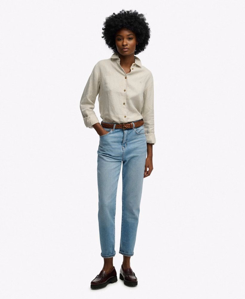 Camisa Boyfriend de Linho Premium
