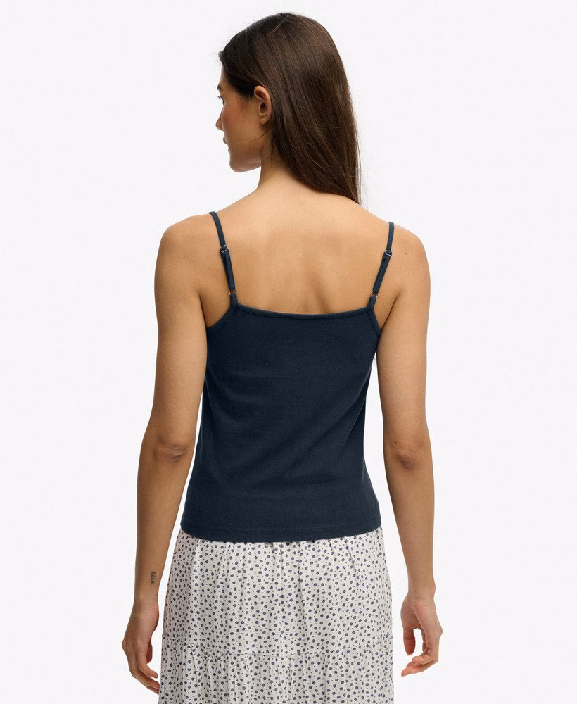Top de alças franzidas Athletic Essentials