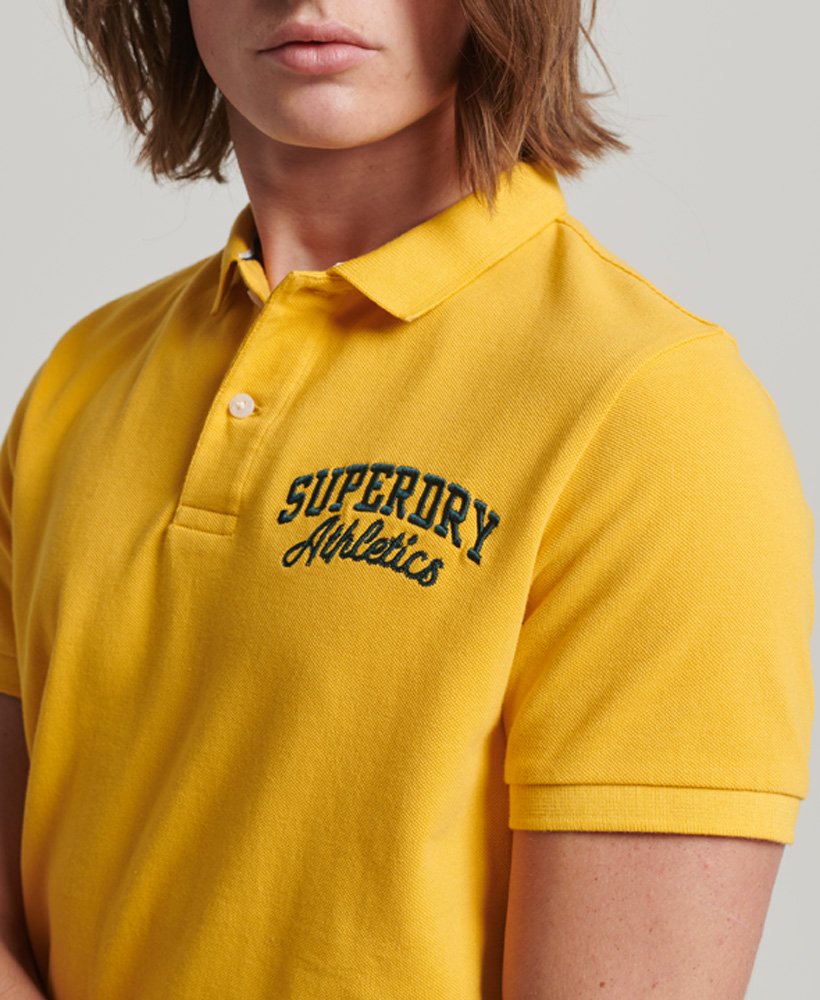 camisa polo superstate na cor amarelo springs