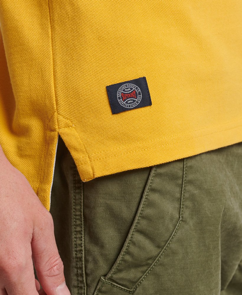 camisa polo superstate na cor amarelo springs