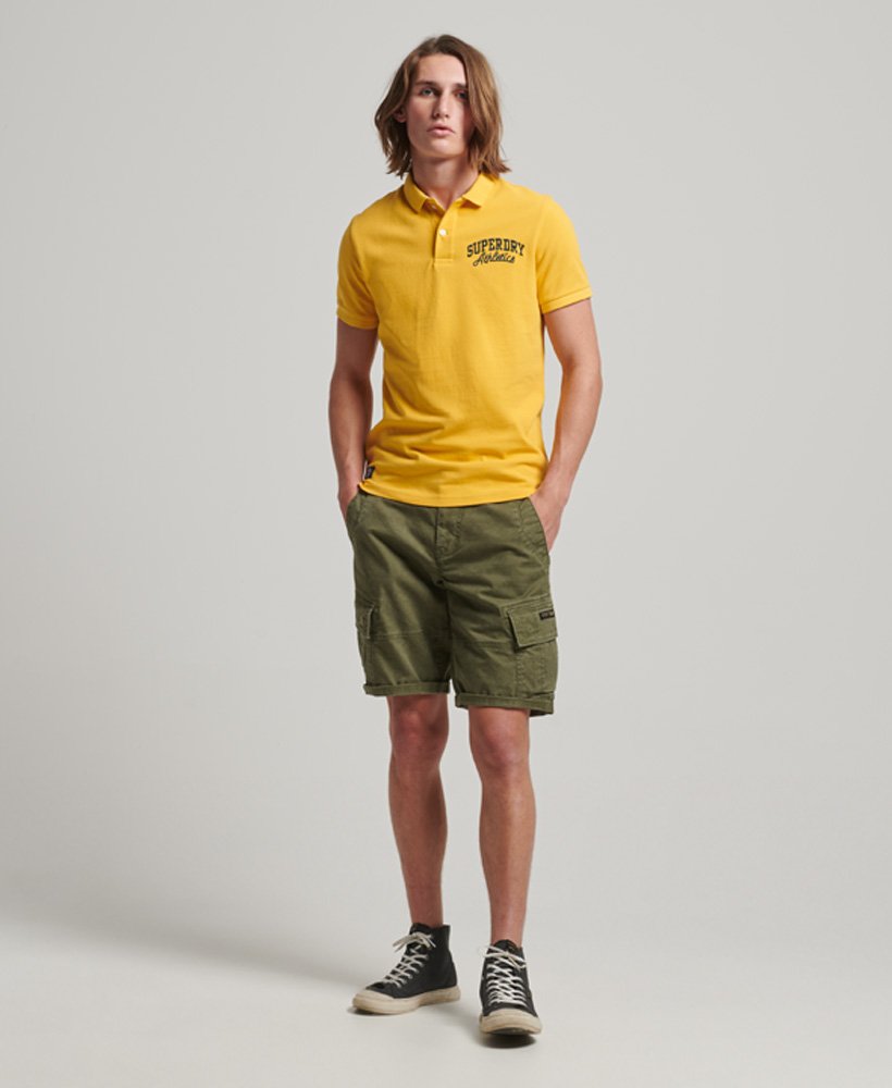 camisa polo superstate na cor amarelo springs