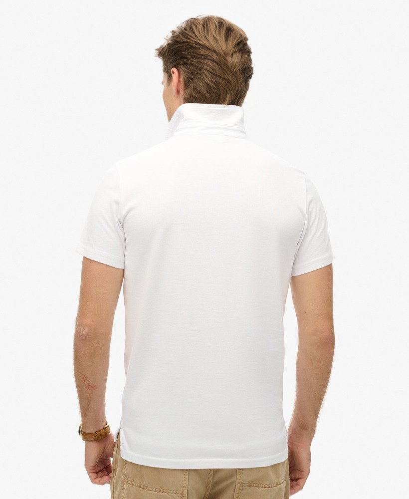 camisa polo jersey na cor Óptica