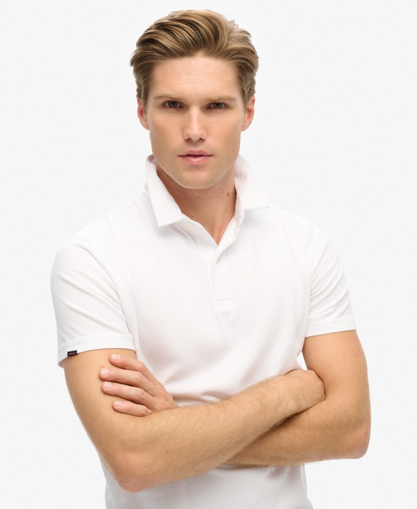 camisa polo jersey na cor Óptica