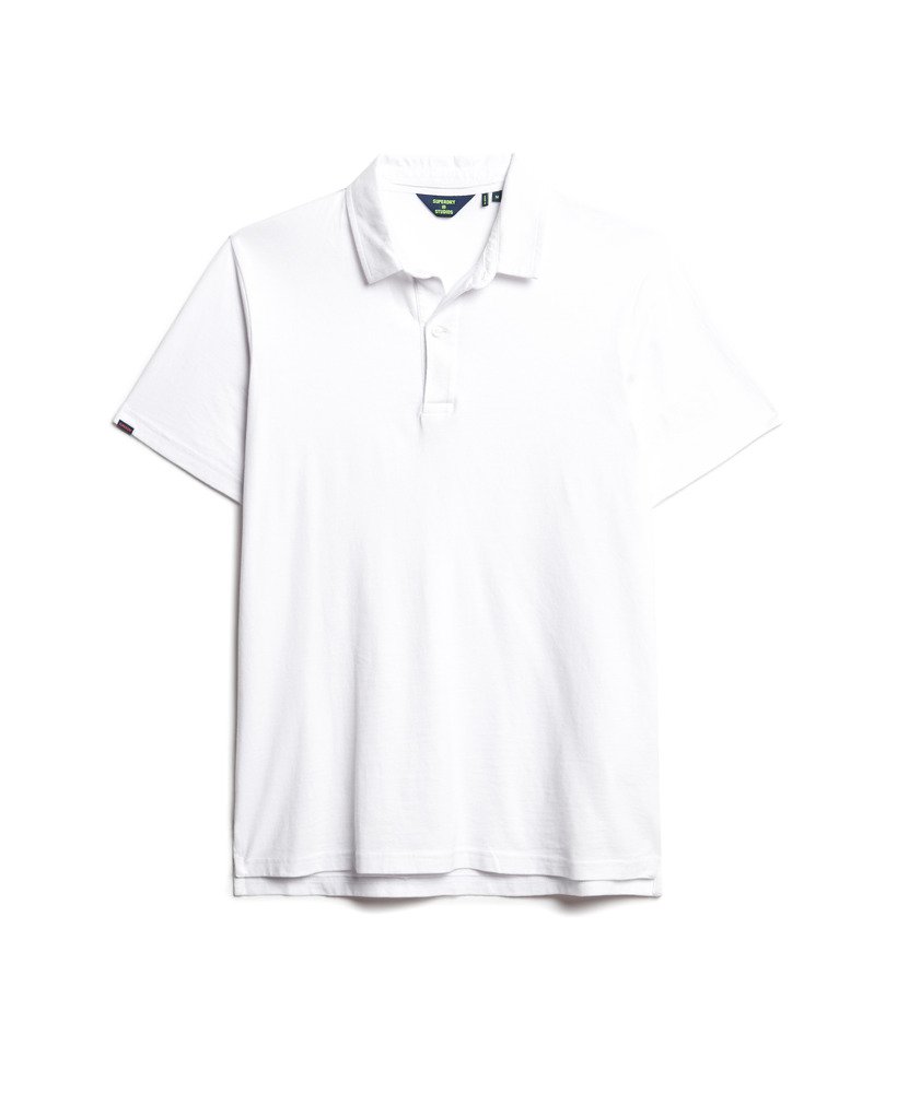 camisa polo jersey na cor Óptica