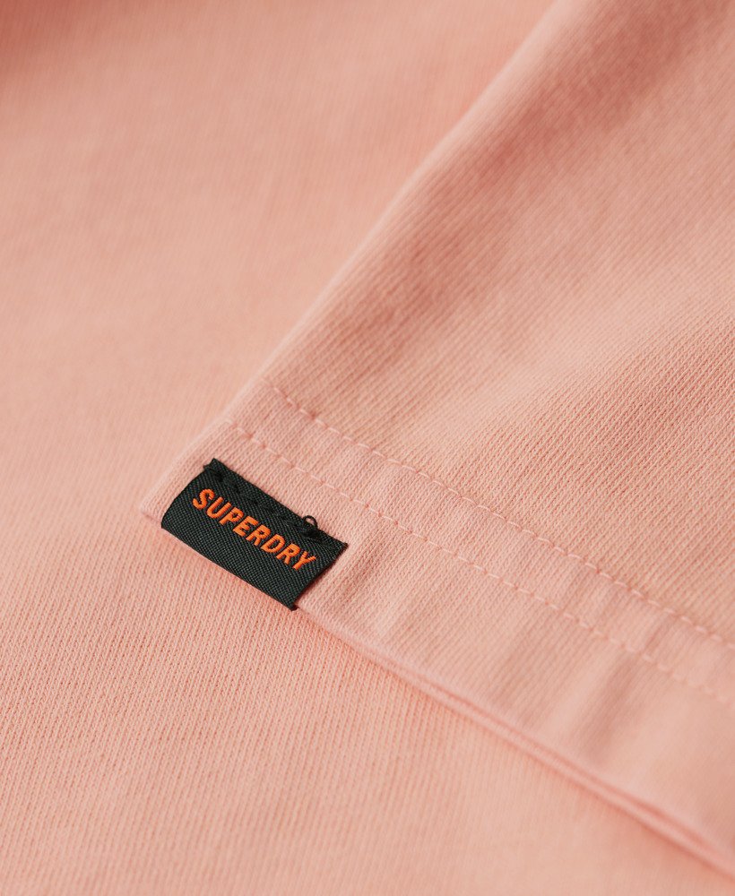 camisa polo jersey na cor rosa pêssego suave