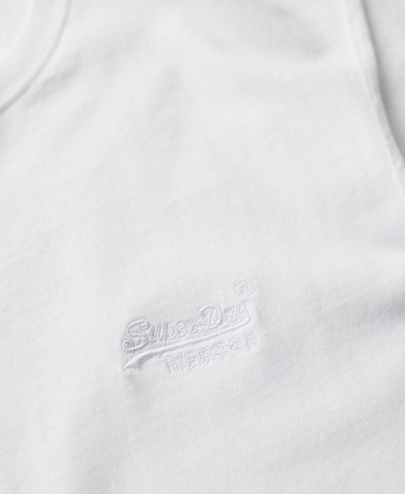 regata essential logo em algodão orgânico na cor Óptica