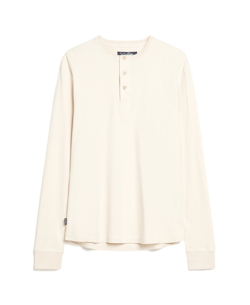 loja merchant - camiseta jersey grandad na cor bege aveia